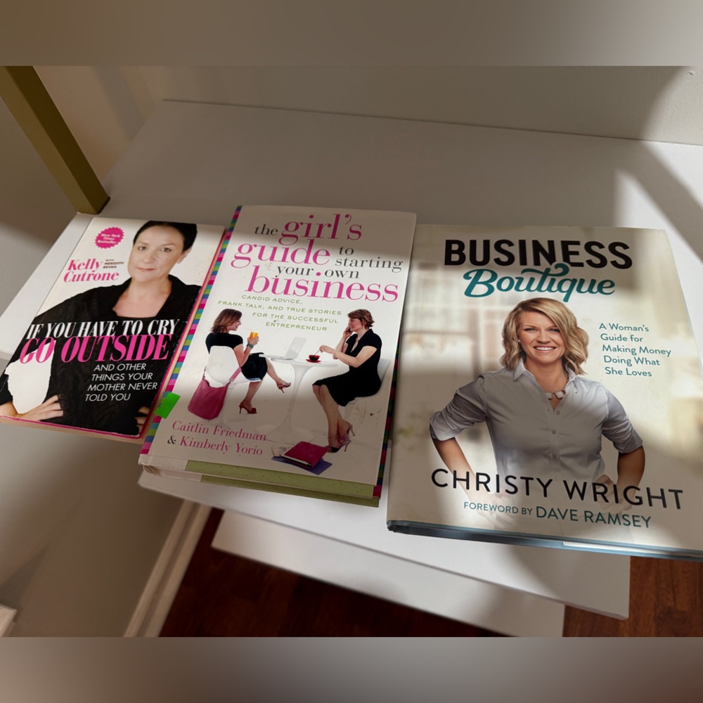 Set of Three Business Self Help Books for Women